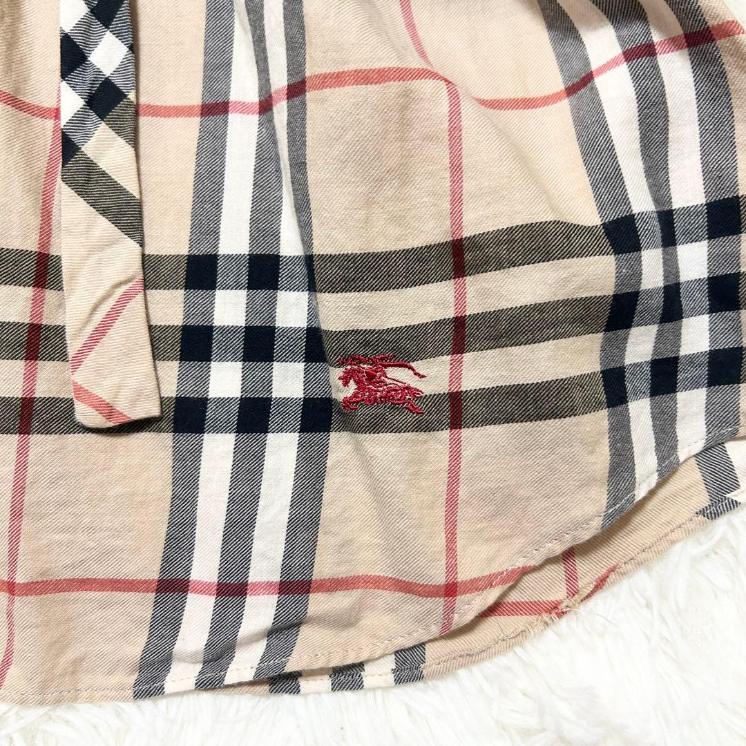 2way✨バーバリーブルーレーベル パフスリーブブラウス ノバチェック