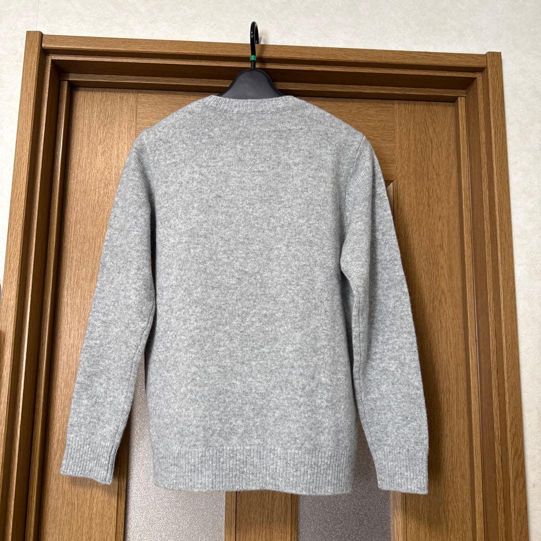 新品・未使用】マドモアゼルノンノン ウールカーディガン 杢グレー