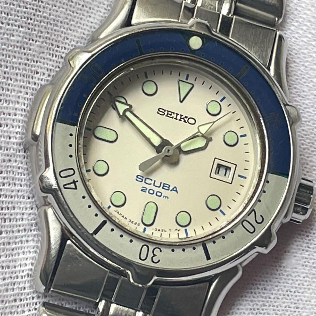 SEIKO SCUBA 3E25-0A60 LADIES QUARTZ - メルカリ