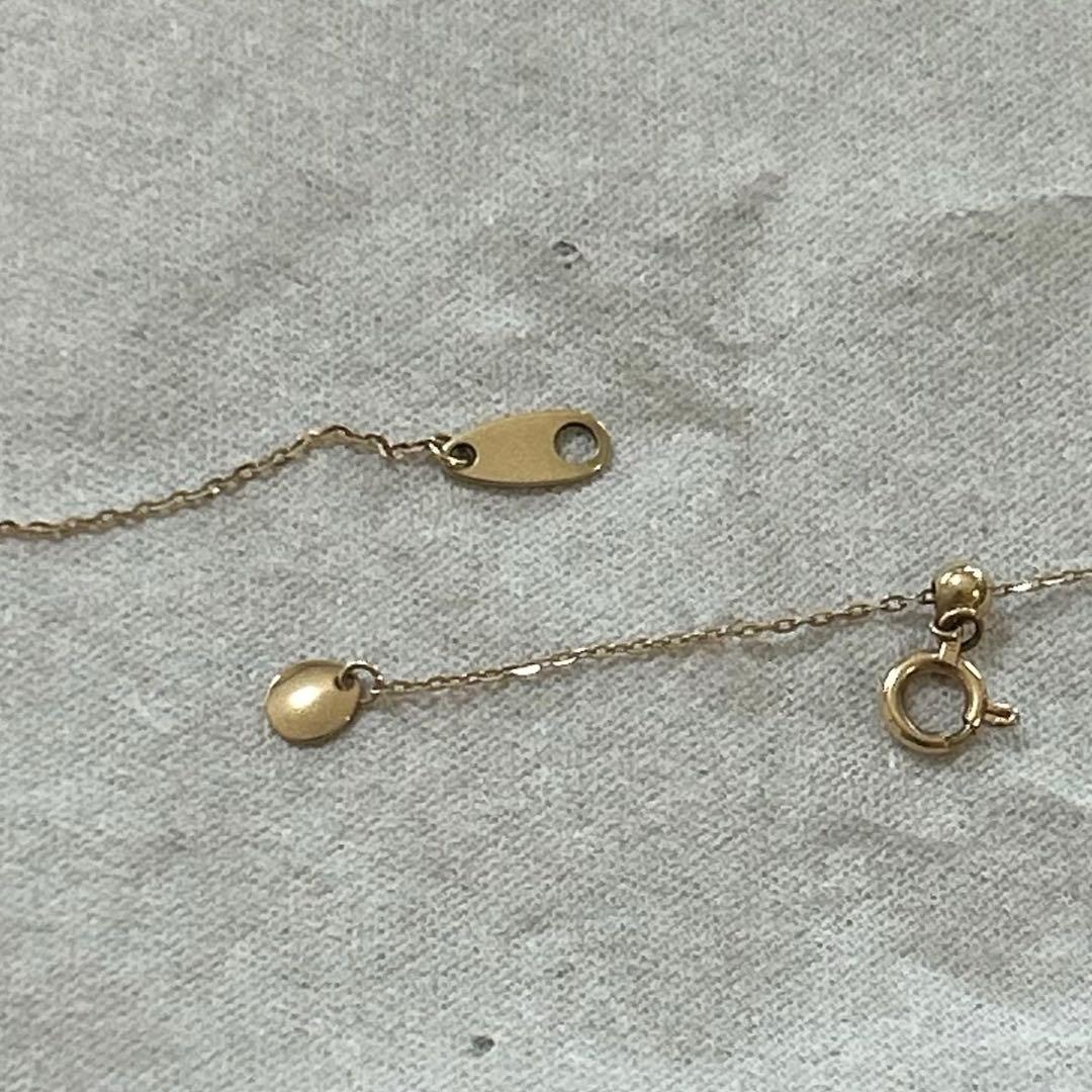 極美品 ete 現行品 K10YG ミラーカットチェーンネックレス ゴールド