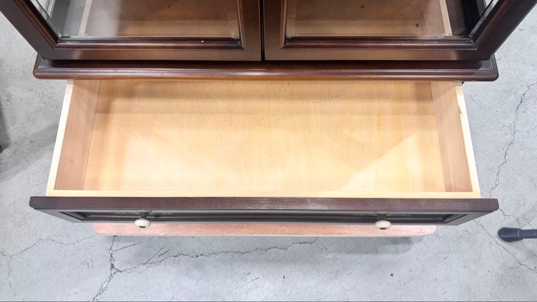 飛騨産業 HIDA アーチ型 キュリオケース 飾り棚 ガラスキャビネット