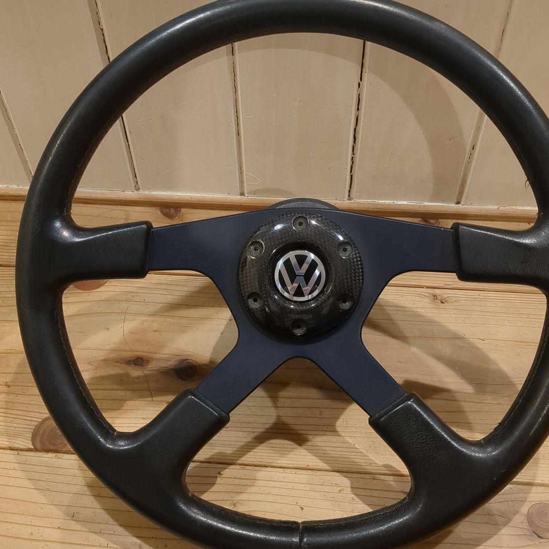 momoステアリングホイール・ワーゲンホーンボタン・ヴァナゴンT4ボス