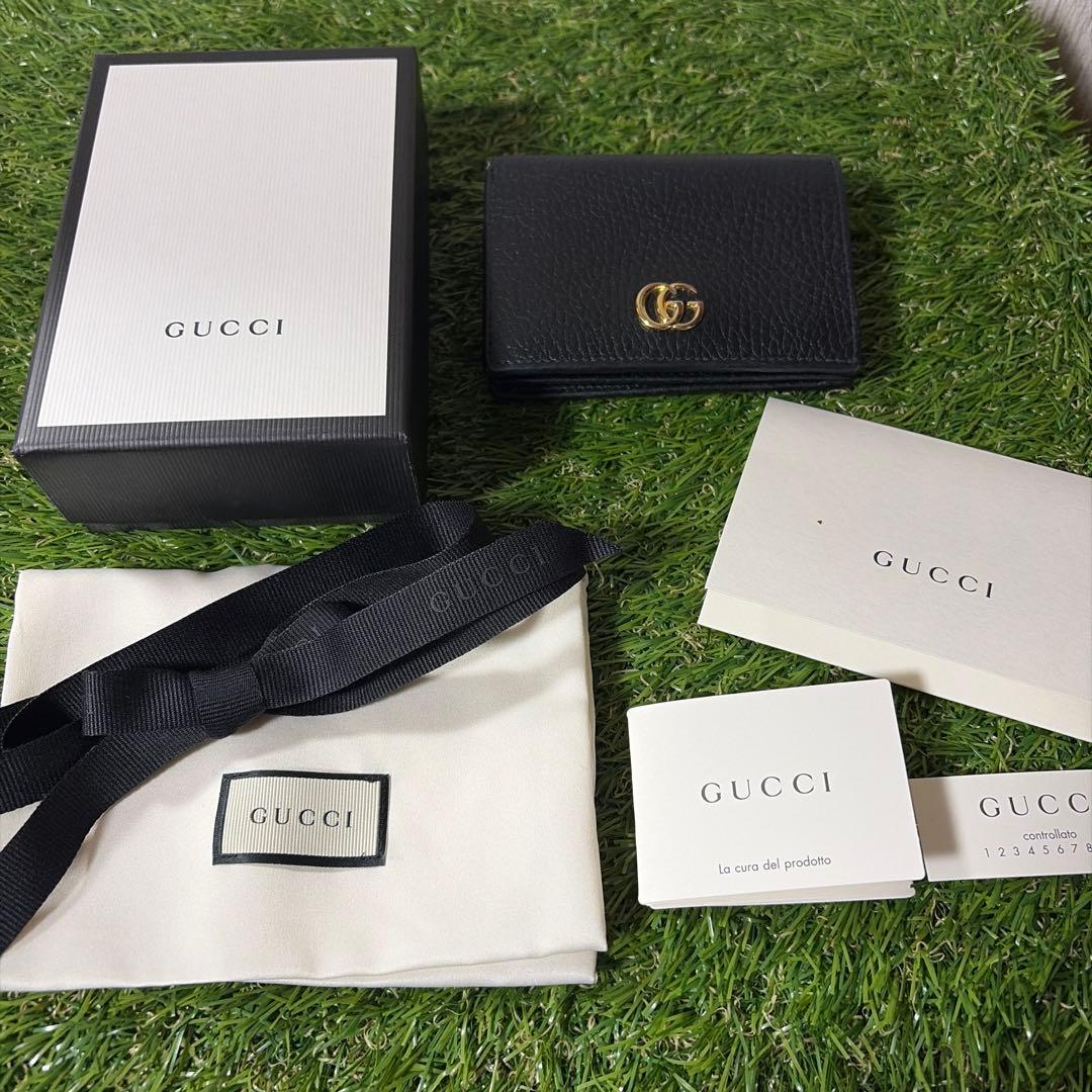GUCCI＊GG マーモント レザー 二つ折り 財布 GUCCI GGマーモント 2つ折り財布 (GUCCI/折りたたみ財布) 598587【BUYMA】