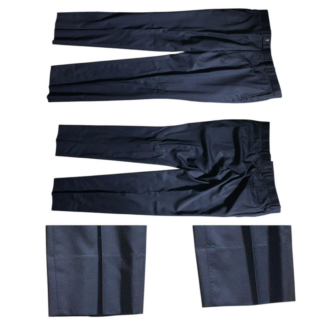 極美品 REDA 3ピース スーツ 裏地蛇柄 ネイビー イタリア生地 水牛