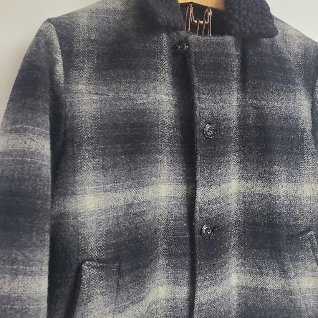 rats ラッツ テンダーロイン 裏ボア ブロックチェックシャードー L