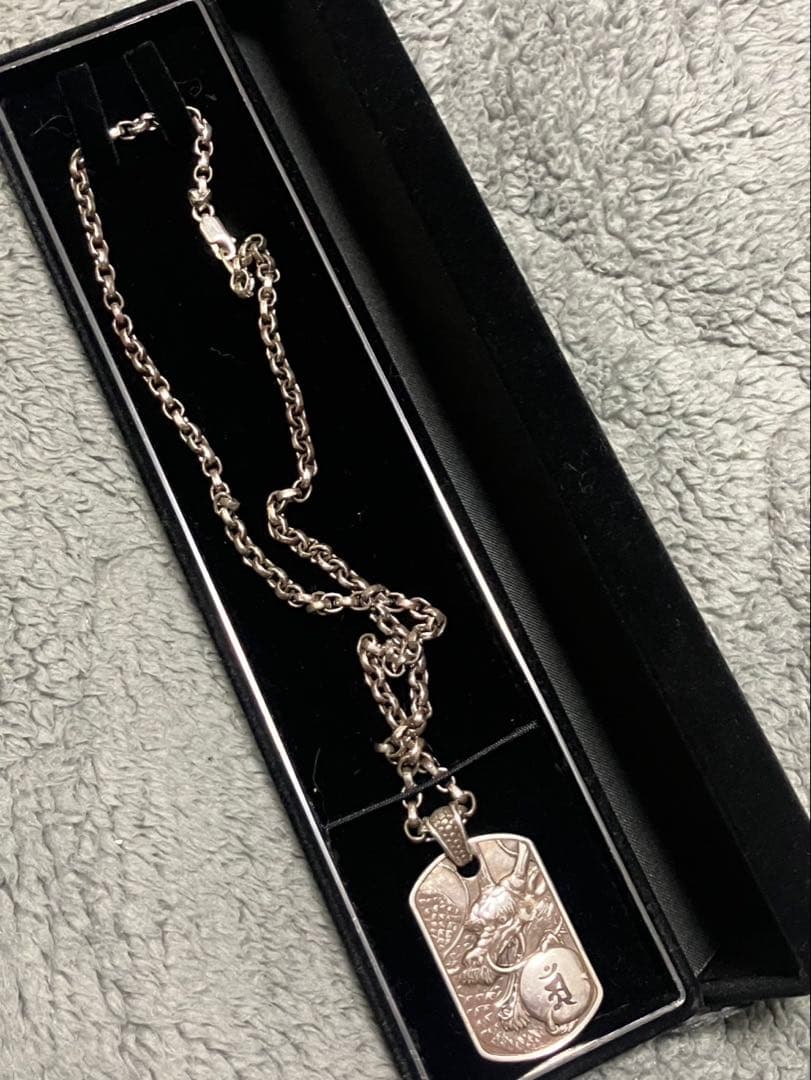 彫銀 シルバー silver 925 950 龍 竜 ネックレス シルバー925 ドラゴンヘッドネックレス 龍 ペンダント ネックレス