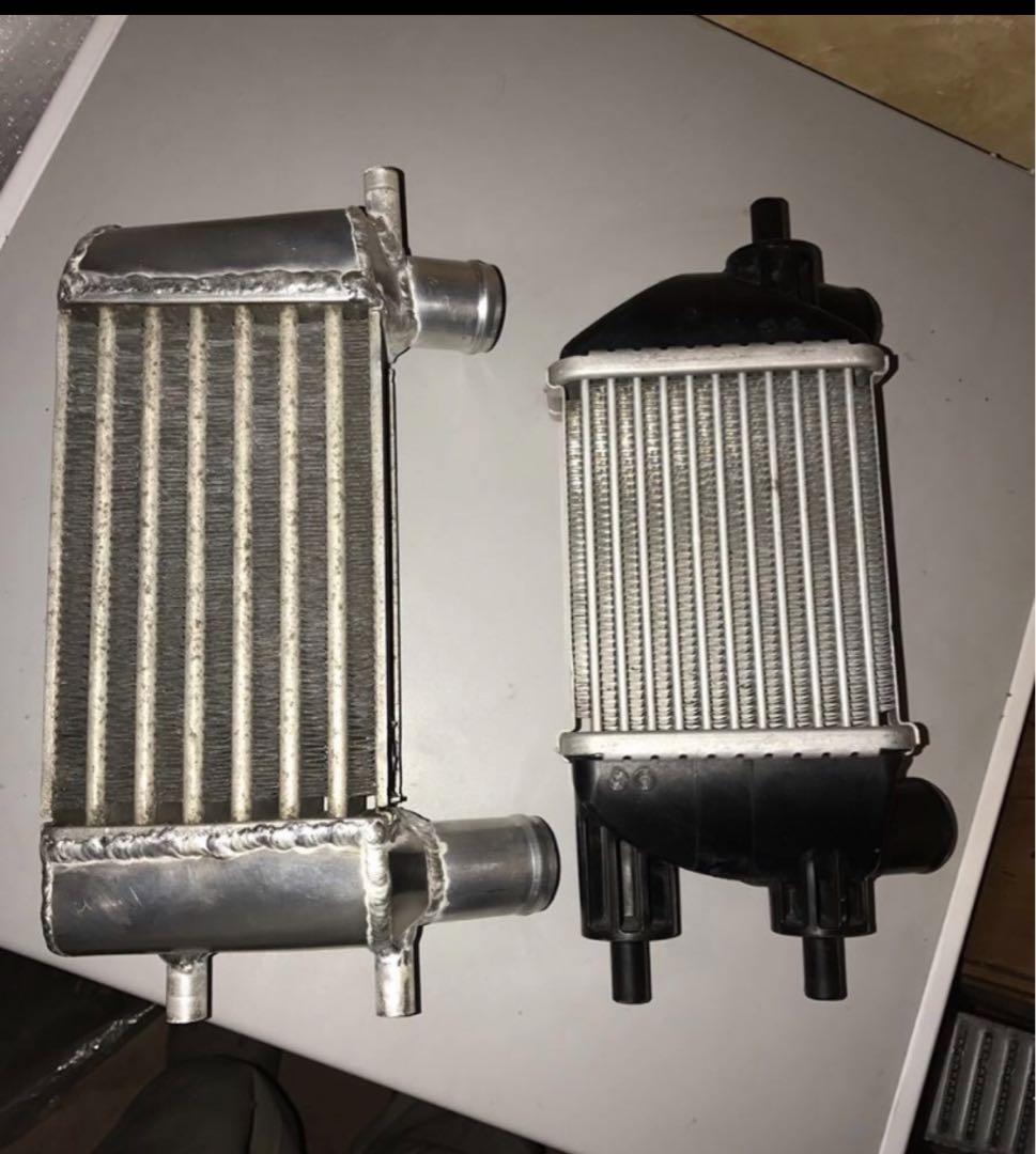 エブリイDA17用 容量アップインタークーラー(低減加工、シェラウド付き