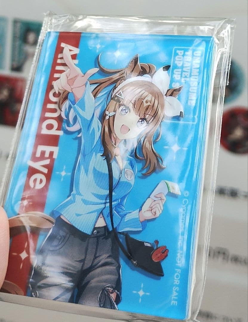 ウマ娘 アーモンドアイ アクリルマグネット 新千歳 ポップアップ 特典