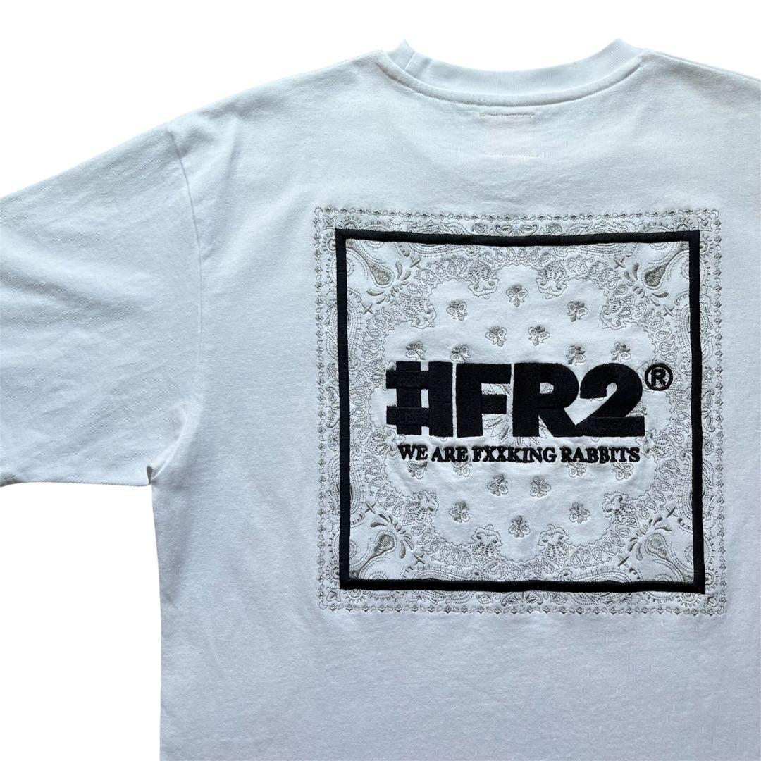 L]エフアールツー#FR2ホワイト白刺繍Tシャツ人気完売 - メルカリ
