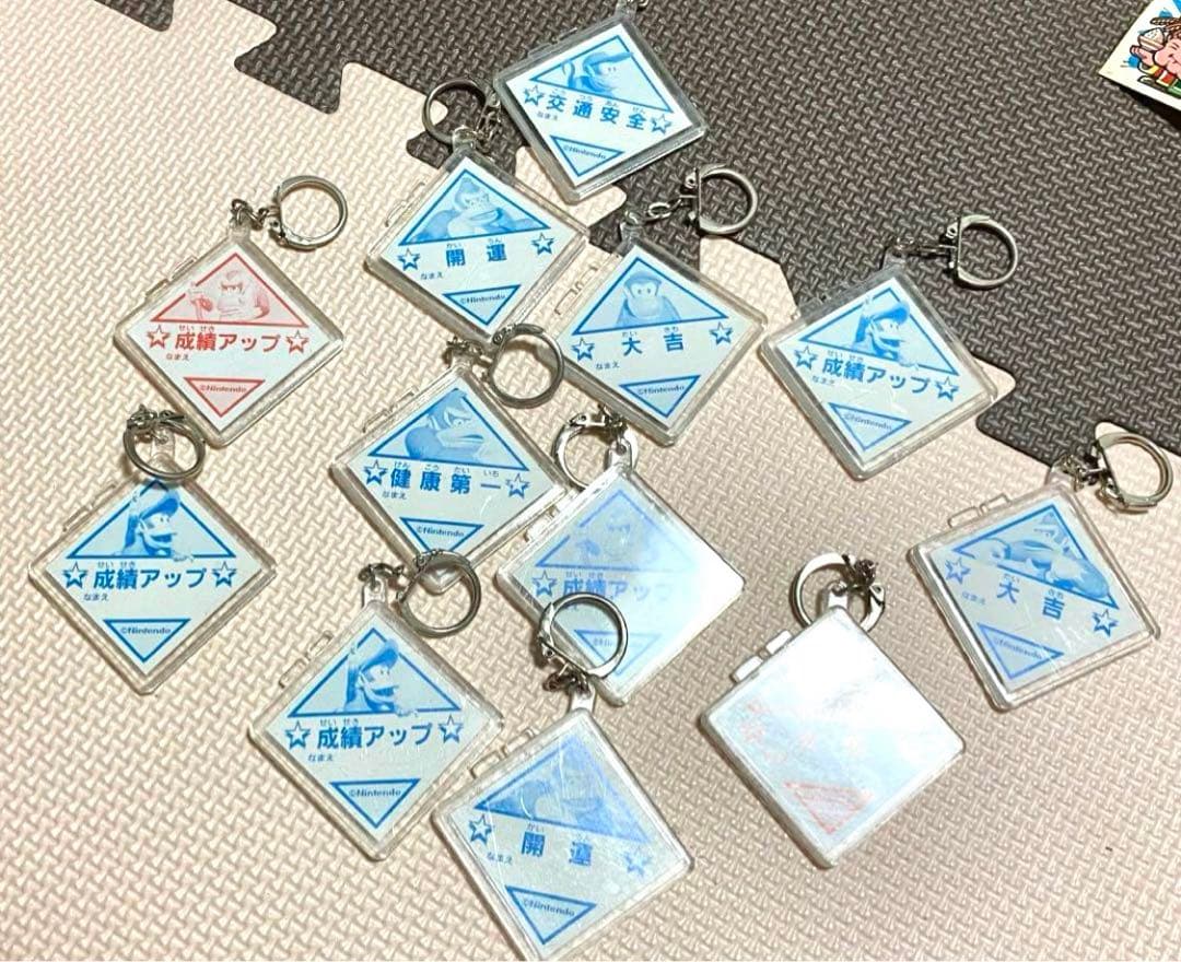 当時物 食玩【レア】ナガサキヤ ドンキーコング キーホルダー 12点