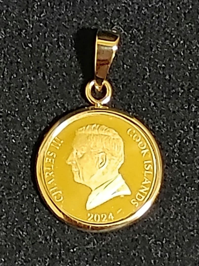 新品SPERANZA純金コインラヴィアンローズ1/30ozペンダントトップ限定品