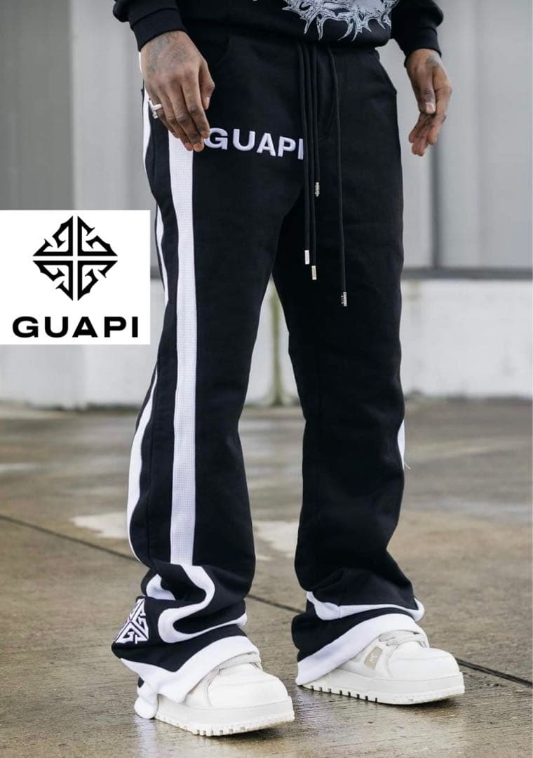 新品未使用】GUAPI グアピ フレアスウェットパンツ フレアデニム