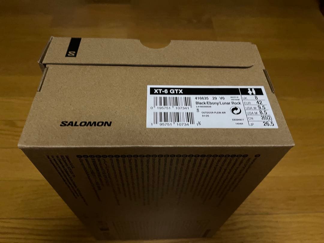 靴 SALOMON XT-6 GTX 26.5cm