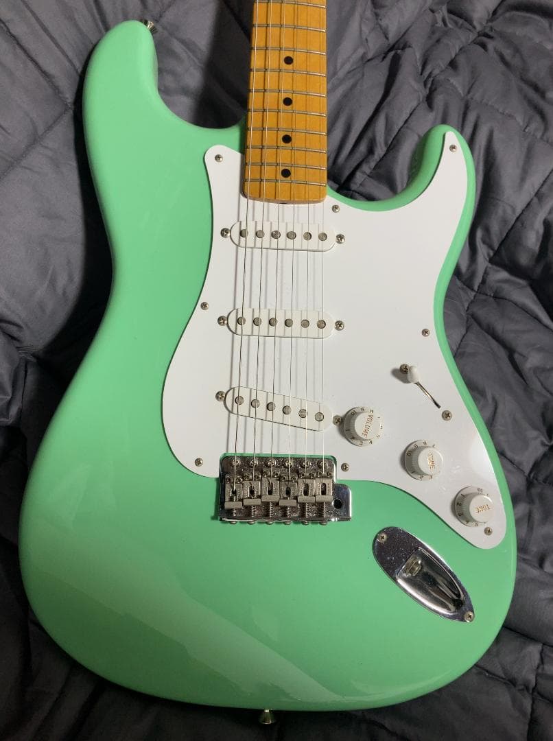 フェンダージャパン ストラト サーフグリーン エレキギター - メルカリ