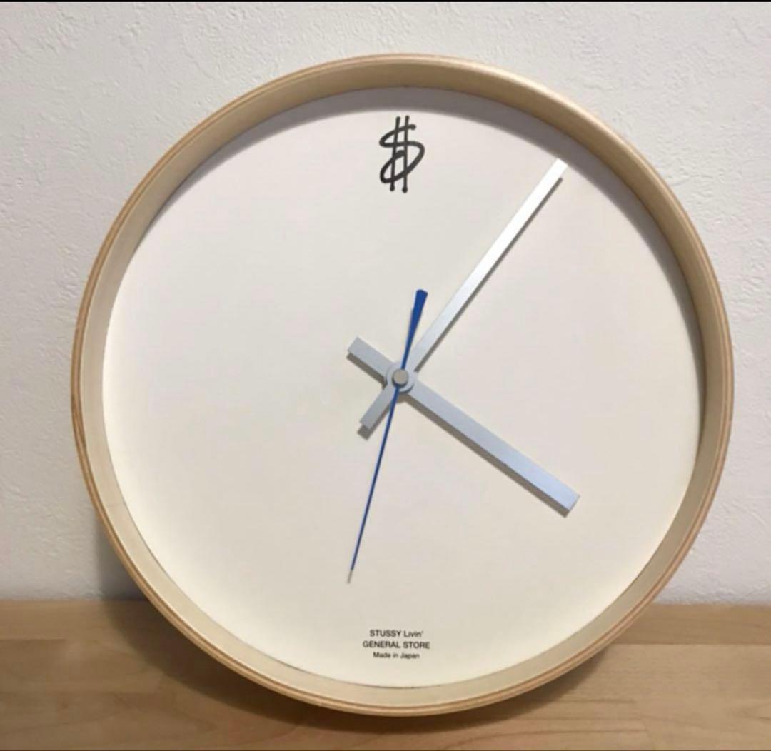 STUSSY Livin' Wall Clock by SAITO WOOD - メルカリ