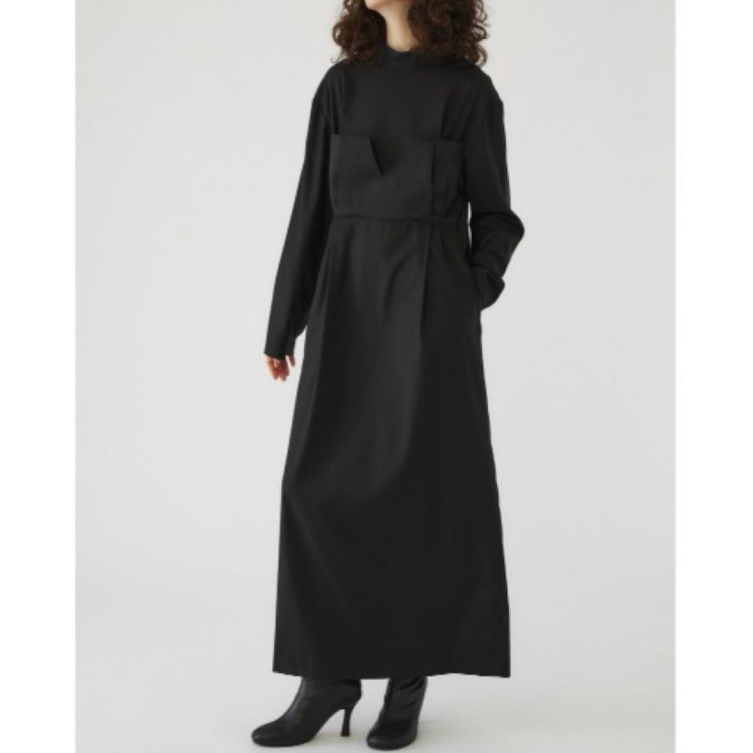 美品】リムアーク ビスチェ ドッキングワンピース ブラック ロング