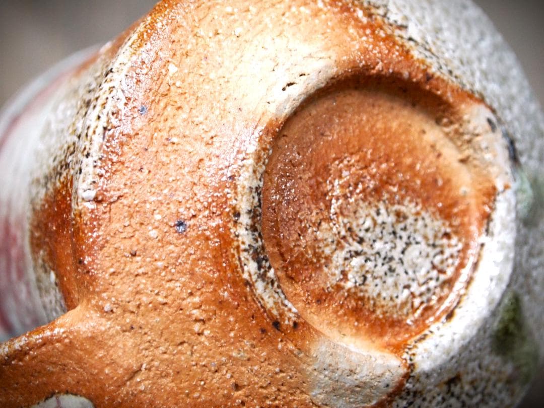 人気作家☆高橋燎☆信楽【窯変】焼き締めマグカップA☆トレインキルン