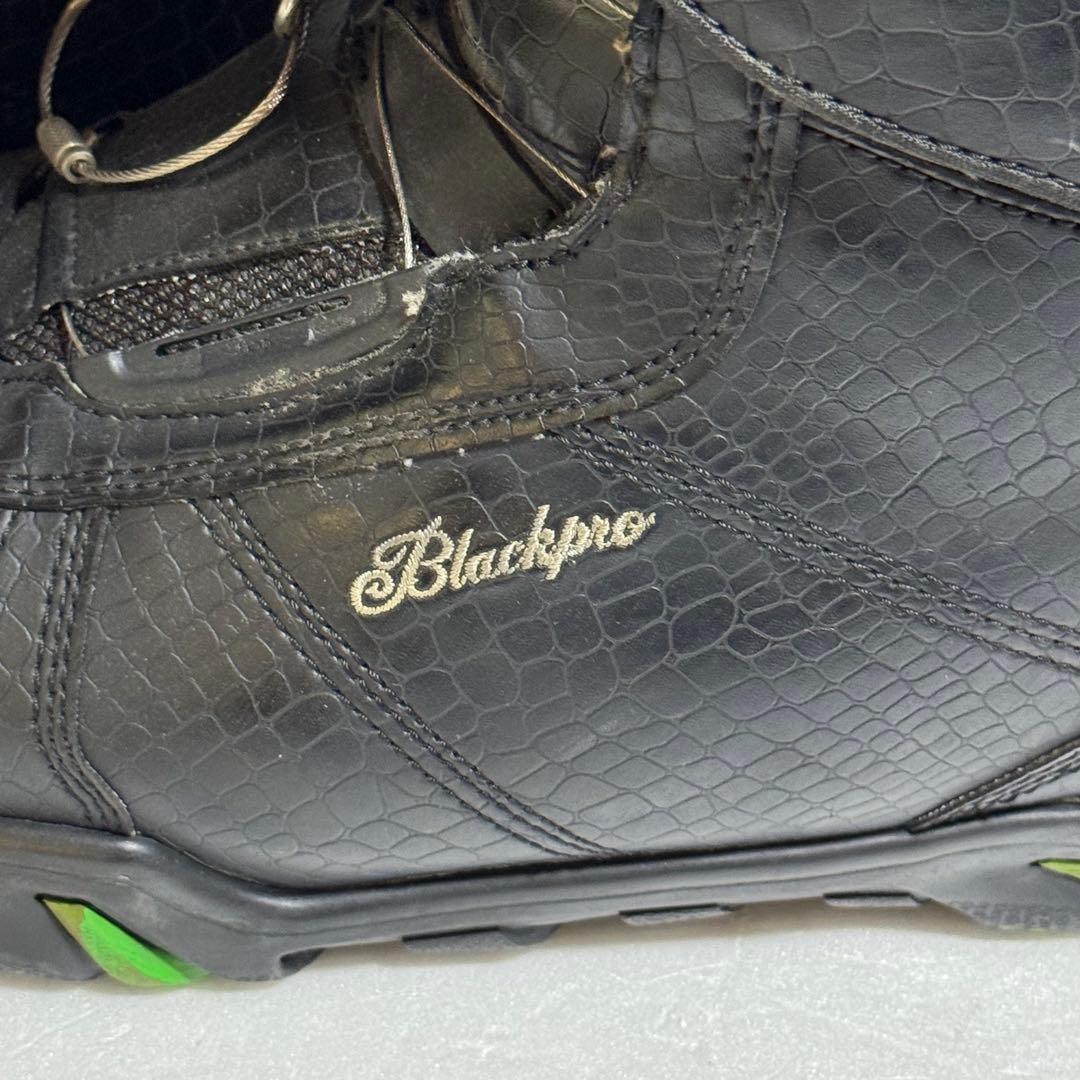 26cm Blackproスノーボードブーツ 男性用ブラック黒色BoAダイヤル式