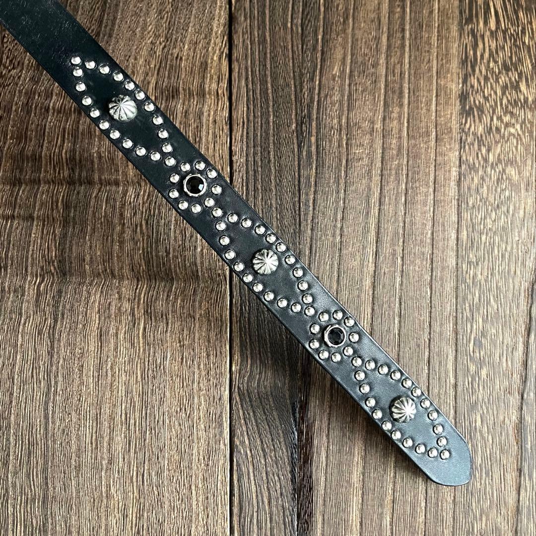 ナローロングベルト シルバー サドルレザー oval+ HTC CALEE