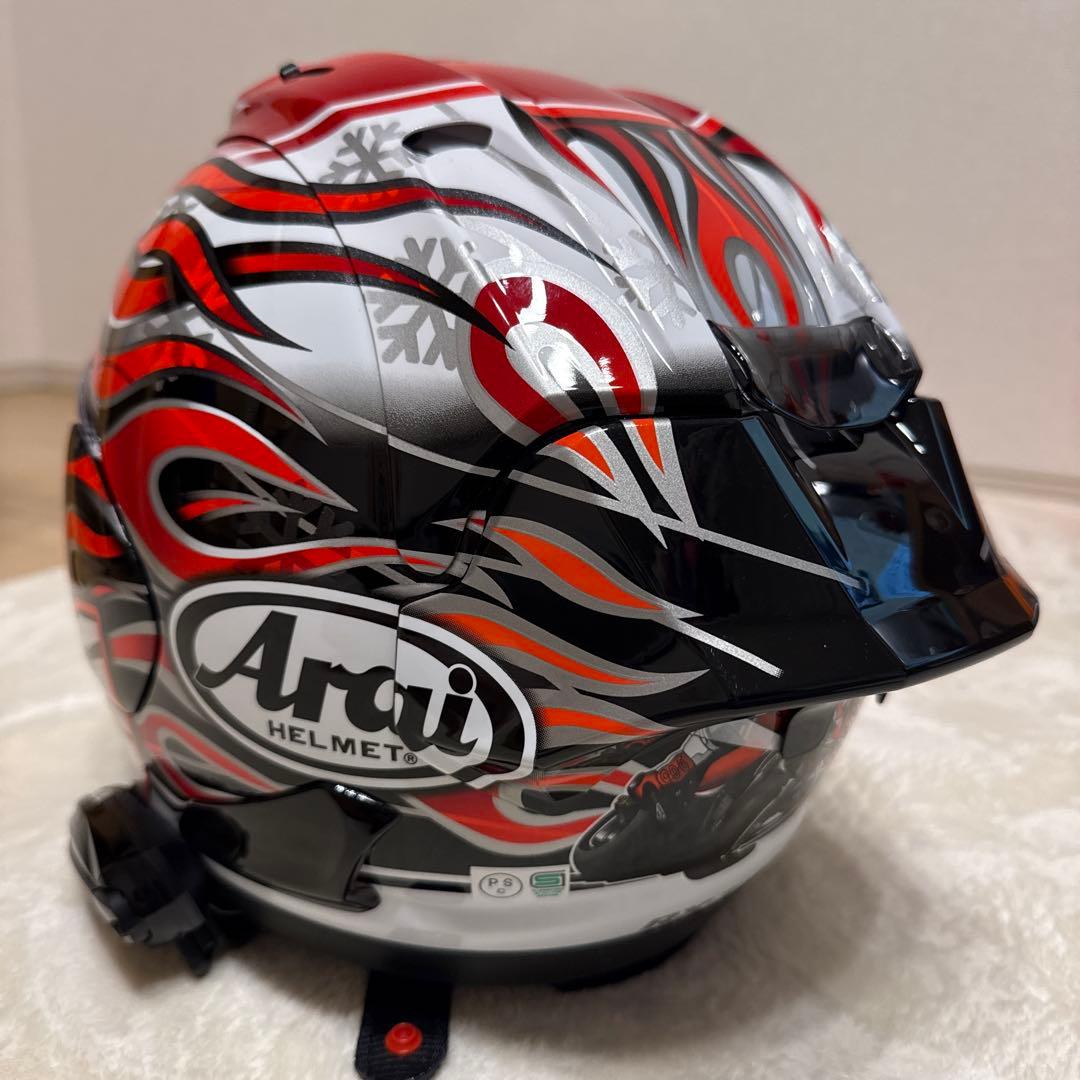 アライ RX-7X 芳賀選手 レプリカ Mサイズ 使用5回 美品 コーティング済