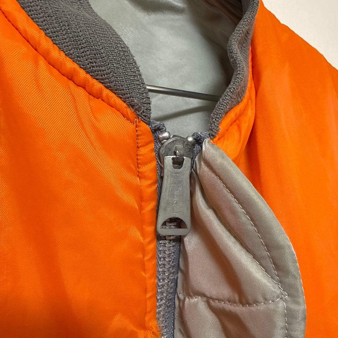 90s USA製Schott ショット MA-1 フライトジャケット Sグレー - メルカリ