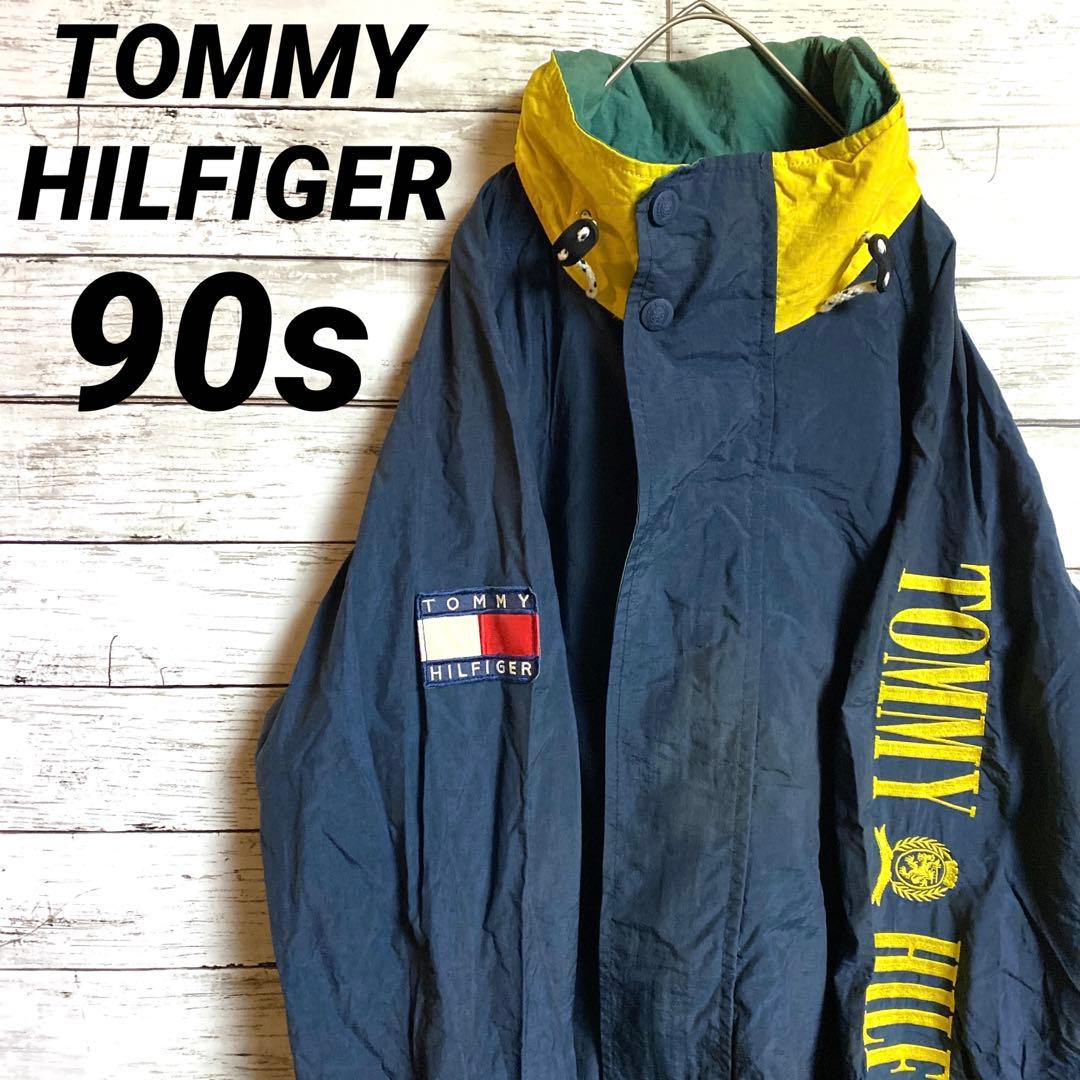 T-Pablow着用 激レア トミーヒルフィガー 90s ナイロンジャケット