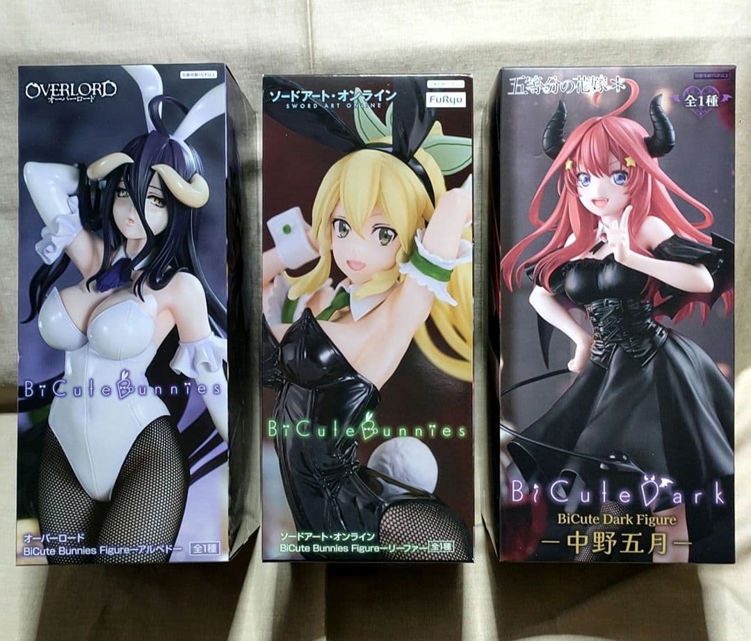 未開封 BiCute Bunnies アルベド リーファ 中野五月 フィギュア - メルカリ