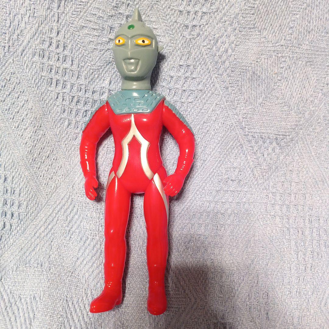 の*を様 ☆ウルトラセブン☆ブルマァク再販☆ソフビ人形☆体長23cm