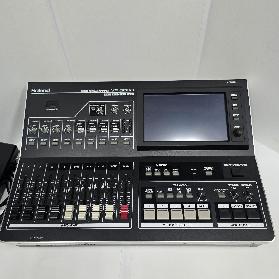 Roland VR-50HD マルチフォーマットAVミキサー Roland Pro A/V - VR-50HD | マルチフォーマット AV ミキサー<br