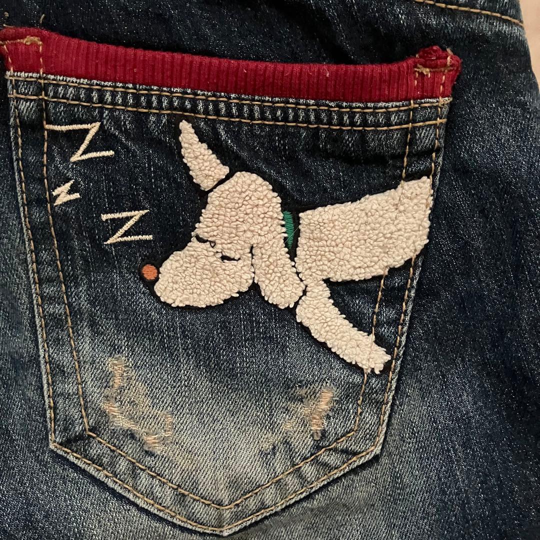 ロリータジーンズ LOLITA JEANS デニム 奈良美智さんコラボ XS