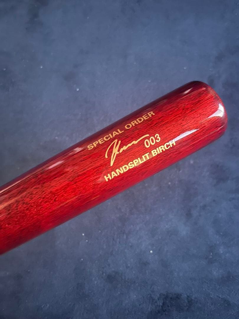 ヤナセ　硬式木製バット　ハンドスプリットバーチ　84.5cm