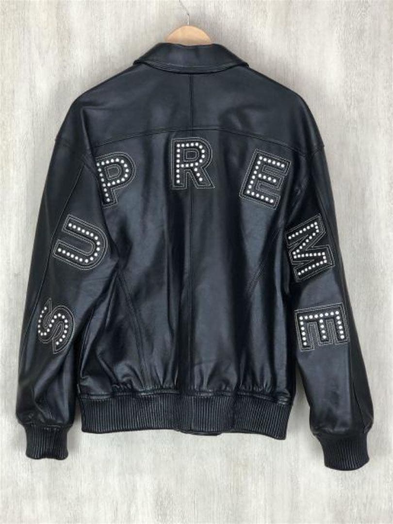 ジャケット・アウター Supreme Studded Arc Logo Leather Jacket Supreme Studded Arc Logo Leather Jacket シュプリーム レザー