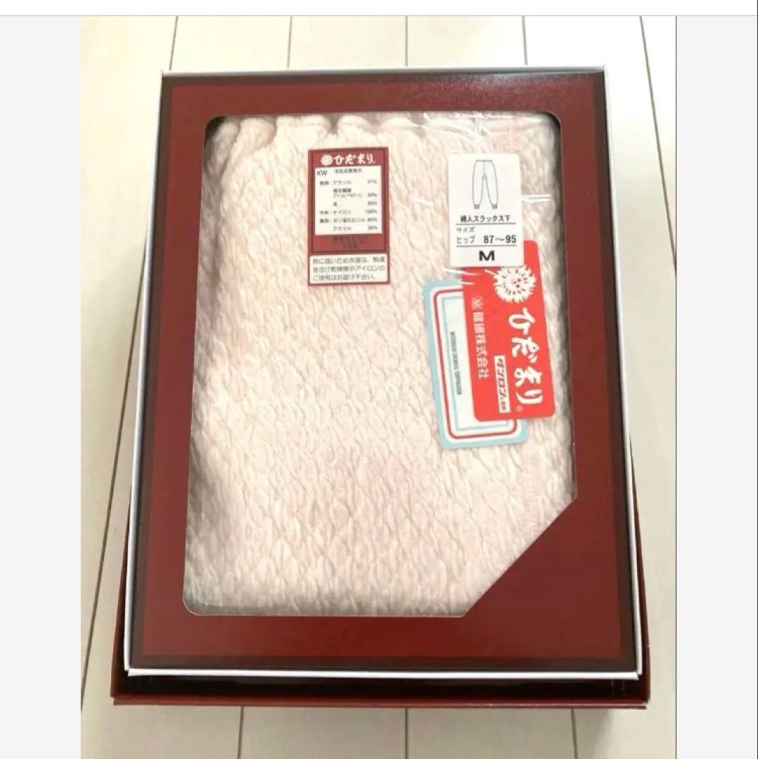 ひだまり極 婦人スラックス下 ピーチM