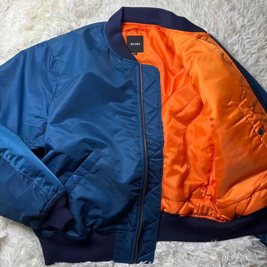 24年 極美品✨ BEAMS サーモライト MA-1 リラックスフィット L - メルカリ