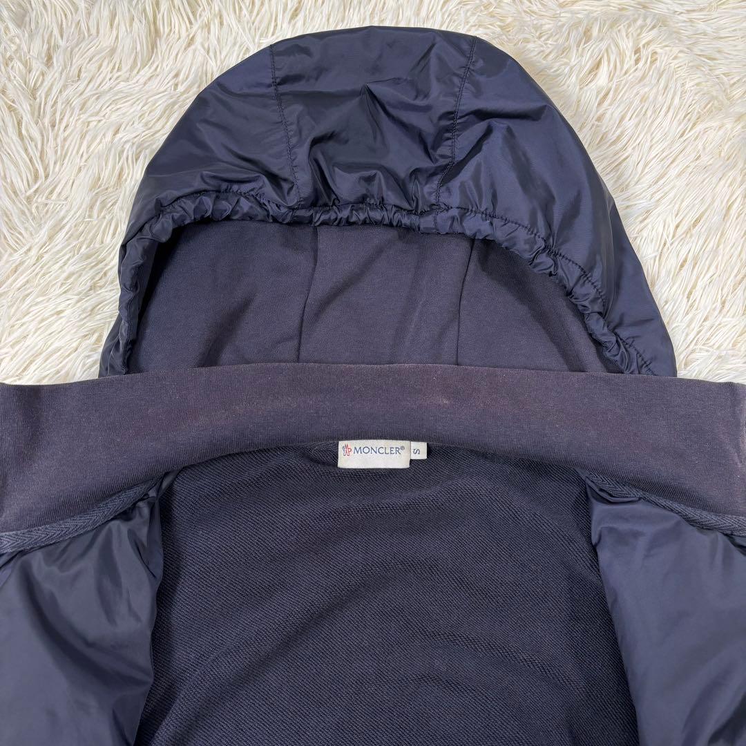 モンクレール マグリア カーディガン S 異素材 ダブルジップ ロゴ