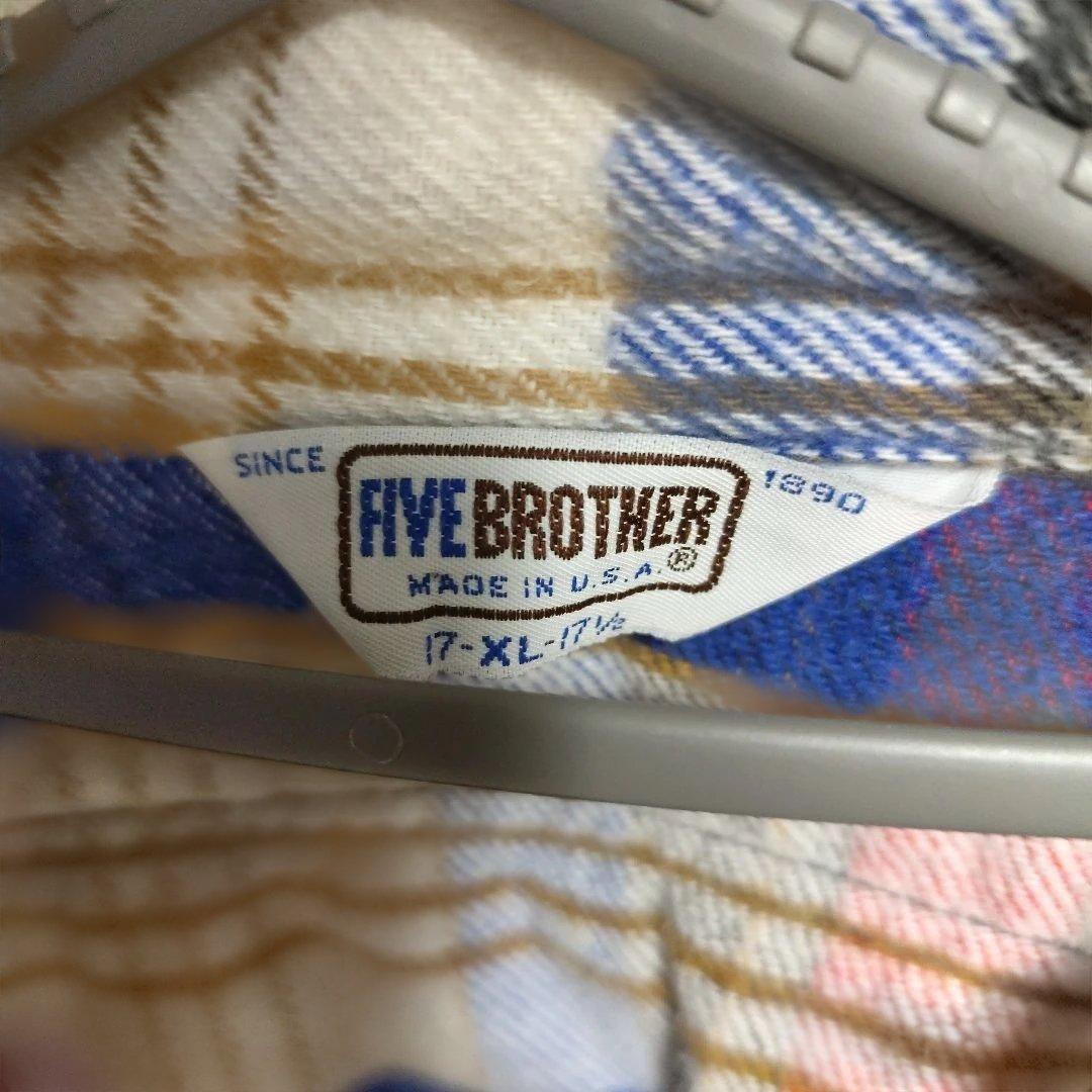 dj gajamzon様専用】FIVE BROTHER XL USA製 USA製 gajamzon様専用】FIVE XL