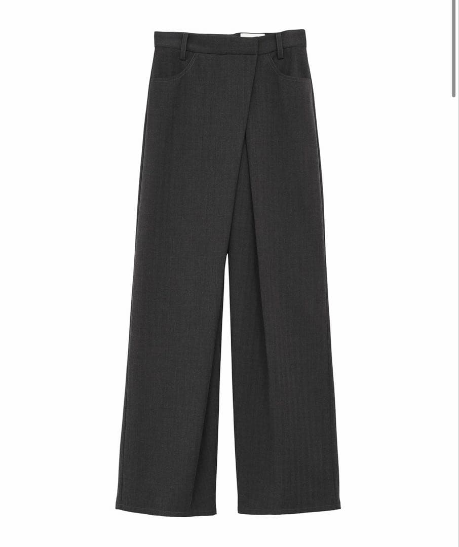 美品】 田中みな実×CLANE TUCK HERRINGBONE SLACKS - メルカリ