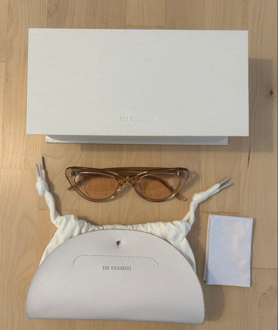 THE SHISHIKUI サングラス fox clear beige フォクス THE SHISHIKUI