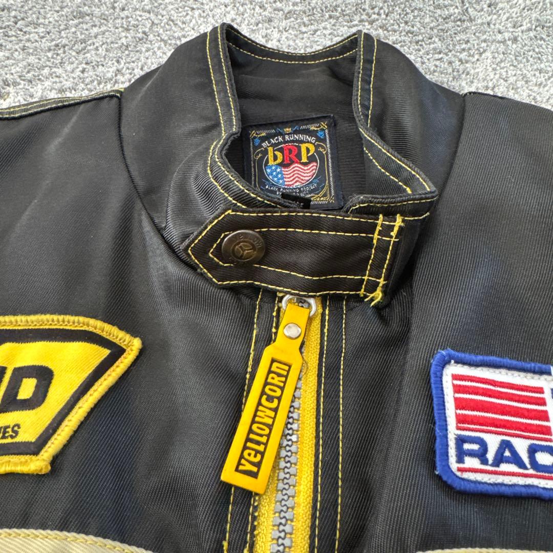 YELLOW CORN イエローコーン レーシングジャケット ワッペン 刺繍 L