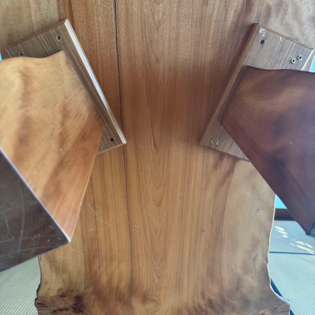 定価56万 極上☆天然木 無垢 リビング ロー テーブル 良質木目