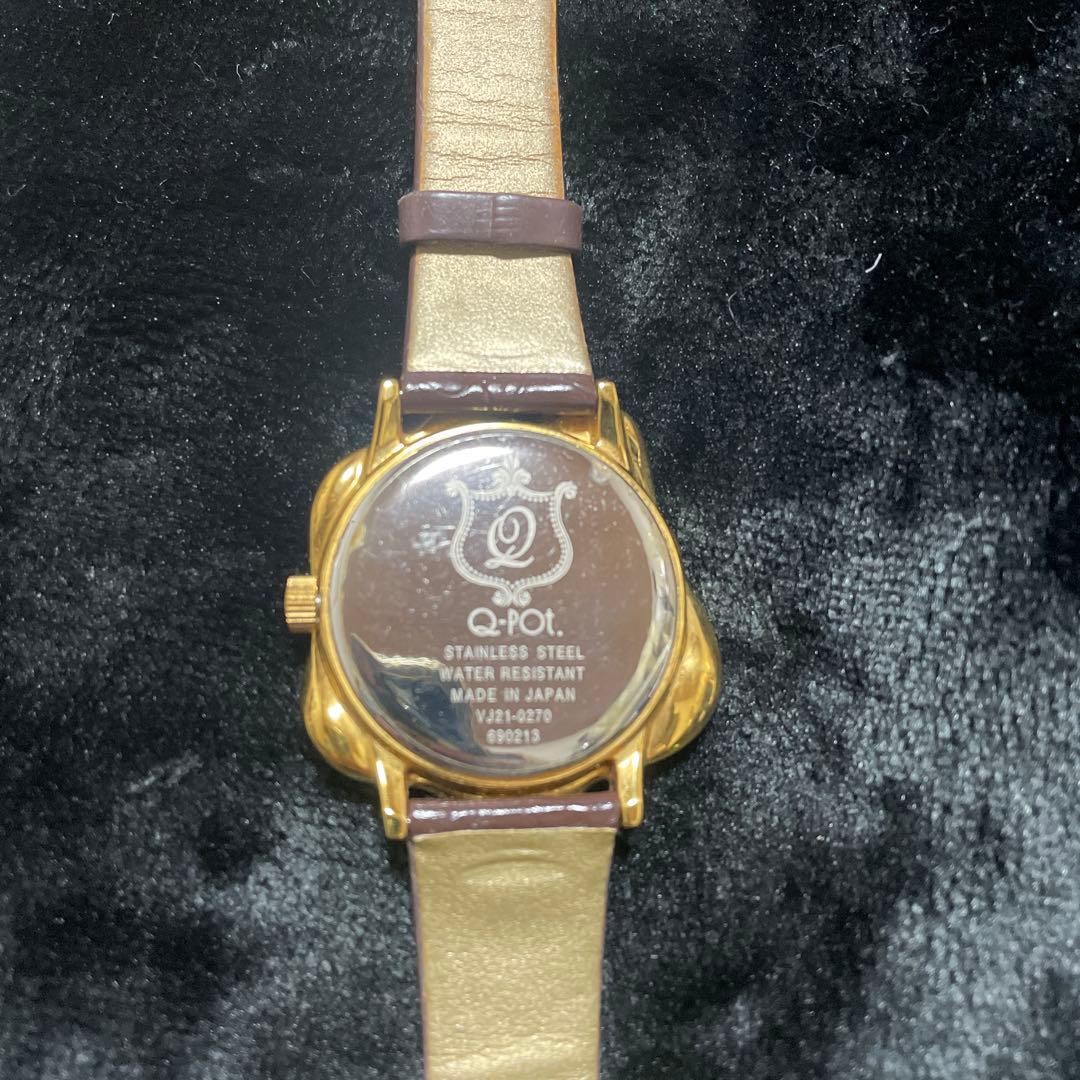 10月下旬 電池・パッキン交換済み】 Q-pot トケトケイ ビター 腕時計