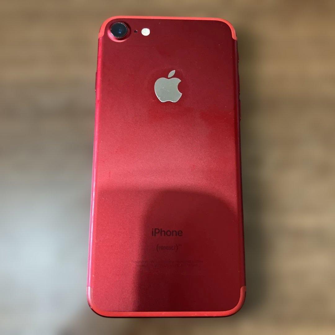 美品 Apple iPhone 7レッド 本体 - メルカリ
