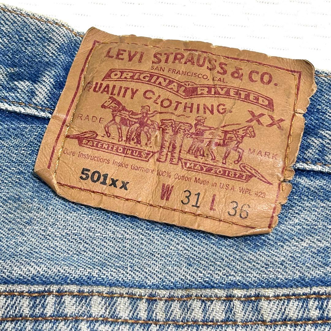 90s ビンテージ Levis 501 xx 黒文字 ダメージ グランジ - メルカリ