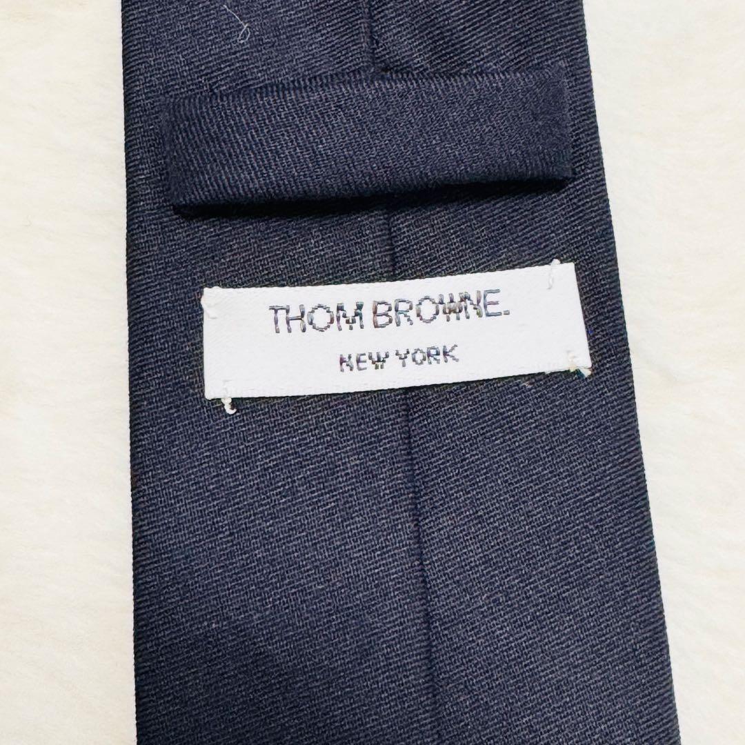 超希少】 トムブラウン ネクタイ 安全ピン ナロータイ ブラック