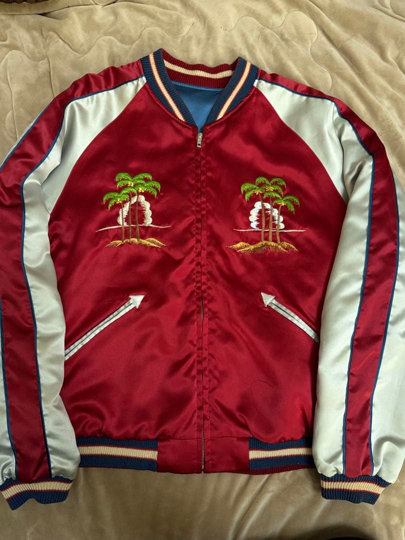 美品 テーラー東洋 2面用 龍 日本限定 スカジャン vintage サテン