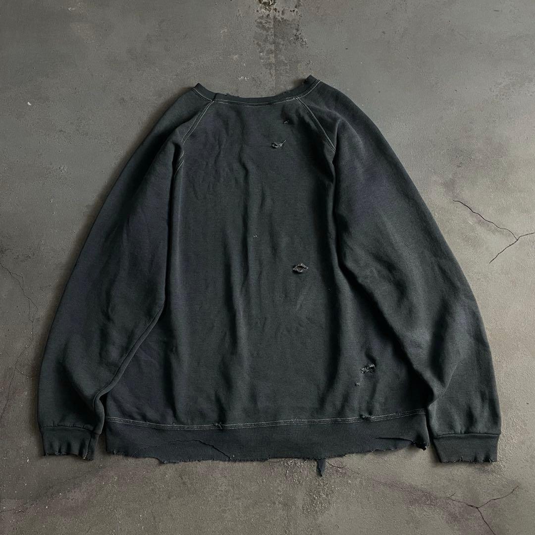 80s old“adidas”後染“ペンキ“grange boro sweat