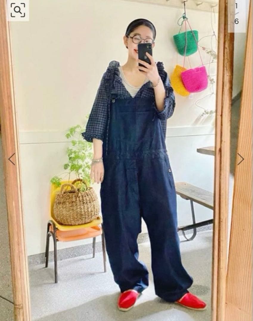 j.s.luxe 11OZデニム バルーンオーバーオール