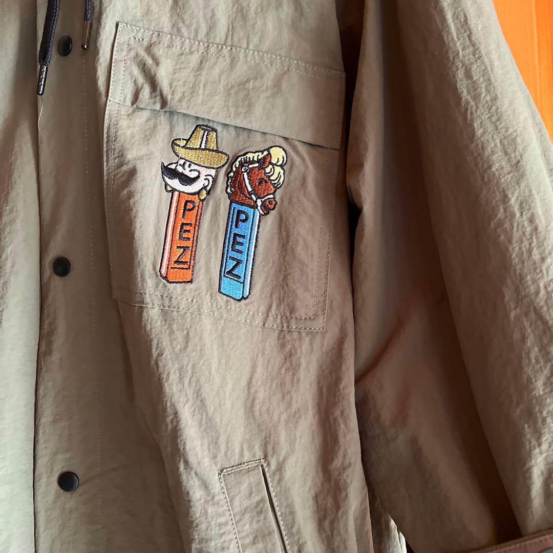 PEZキャラクター刺繍入りレインコートレインコート tupera tupera 100