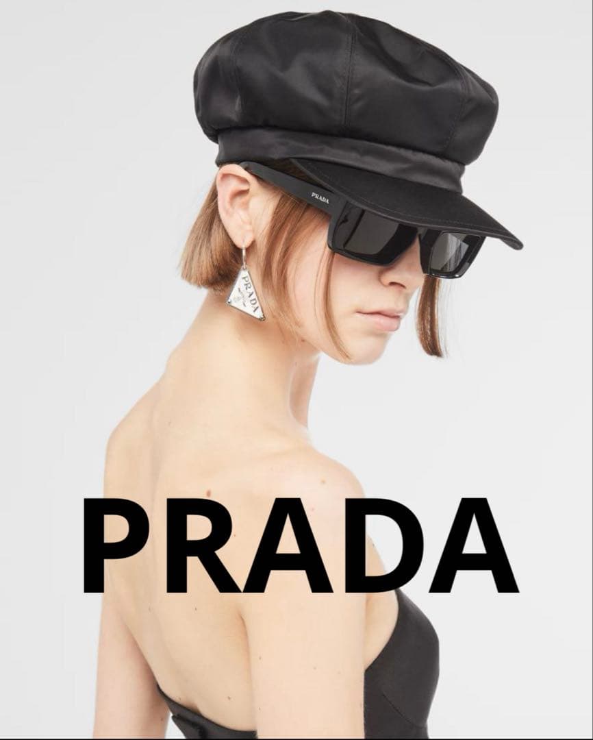 PRADA プラダ Re-Nylon ハット　キャスケット　ベレー帽　帽子 PRADA プラダ Re-Nylon ハット キャスケット ベレー帽 帽子 - メルカリ