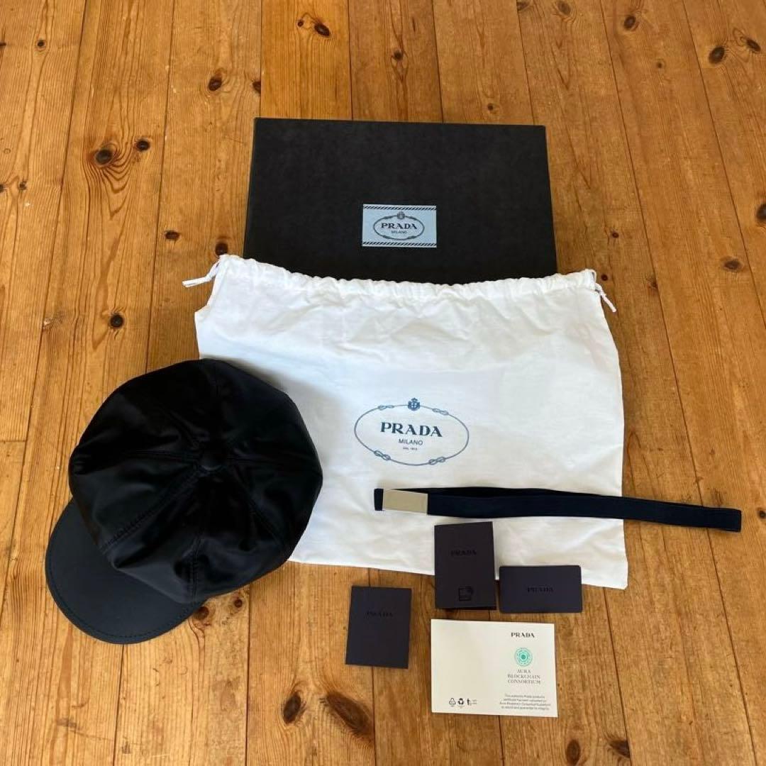 PRADA プラダ Re-Nylon ハット キャスケット ベレー帽 帽子 - メルカリ